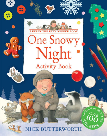One Snowy Night Activity Book (Percy The Park Keeper) (Pb)