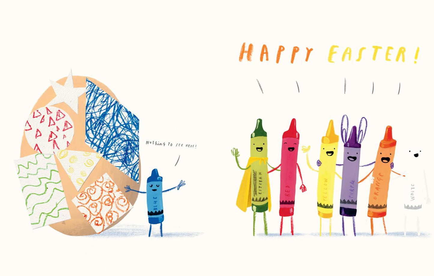Happy Easter From The Crayons (Pb)