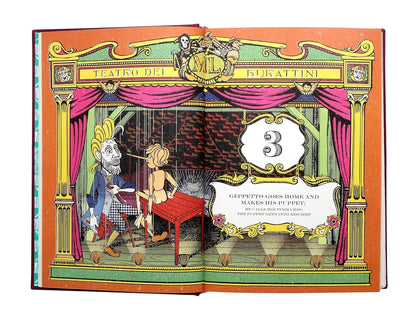 MinaLima Adventures of Pinocchio Book