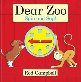 Dear Zoo Spin and Say Board Book