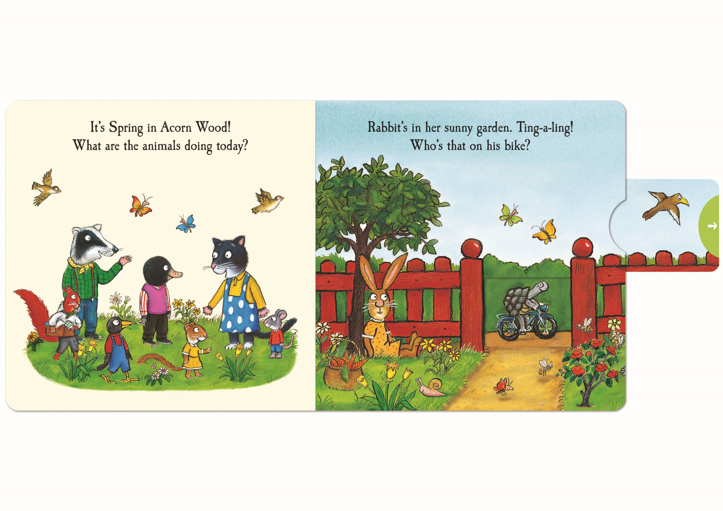 Tales From Acorn Wood: Spring (Push Pull Slide) (Board)