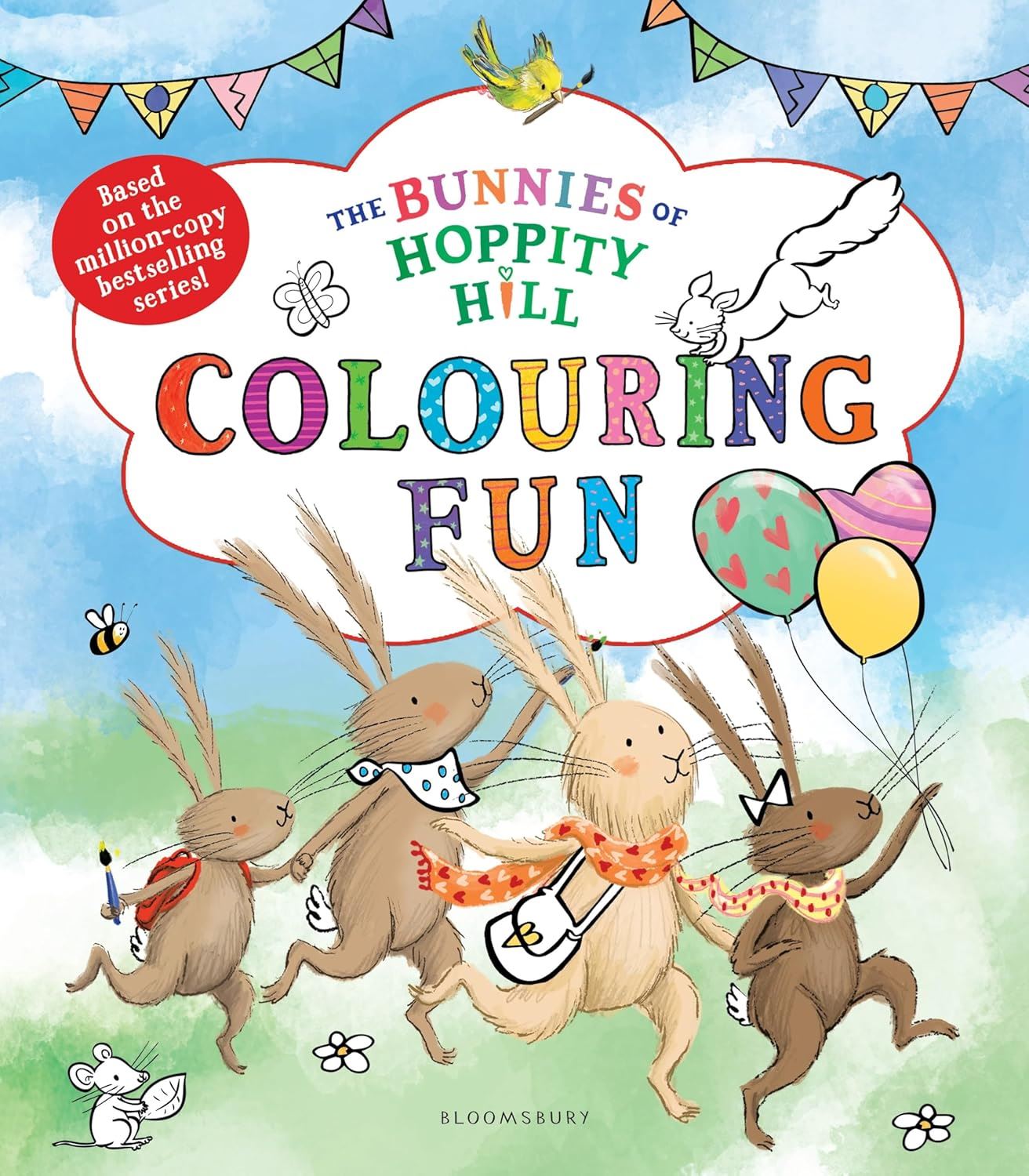 Bunnies Of Hoppity Hill: Colouring Fun (Pb)