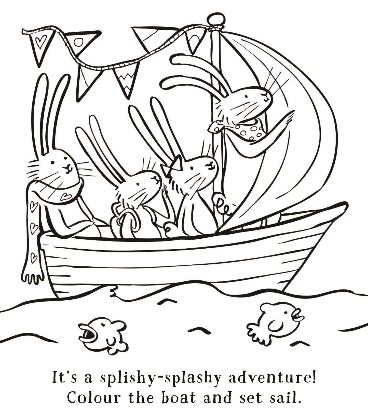 Bunnies Of Hoppity Hill: Colouring Fun (Pb)