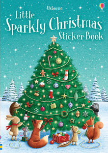 Little Sparkly Christmas Sticker Book (Pb)