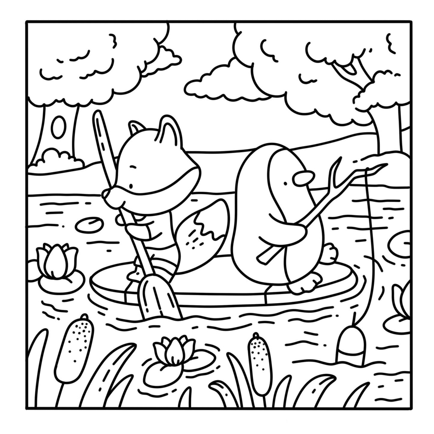 Comfy Life: Cute And Cozy Colouring Book