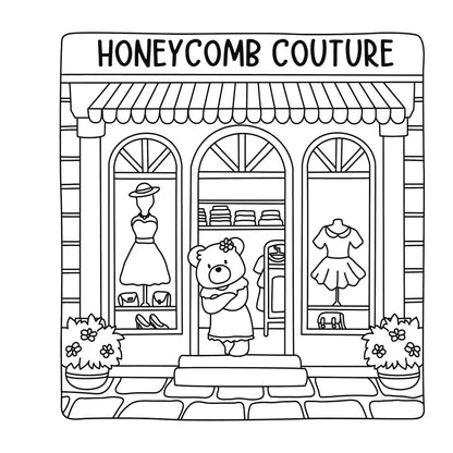Cute Shop: Cute And Cozy Colouring Book