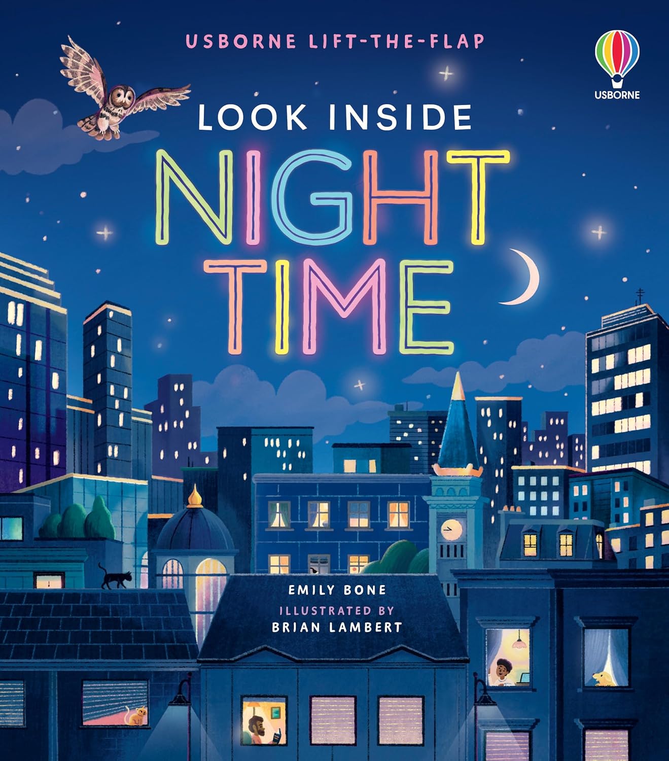 Look Inside Night Time (Lift The Flap) (Board)