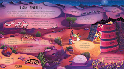 Look Inside Night Time (Lift The Flap) (Board)