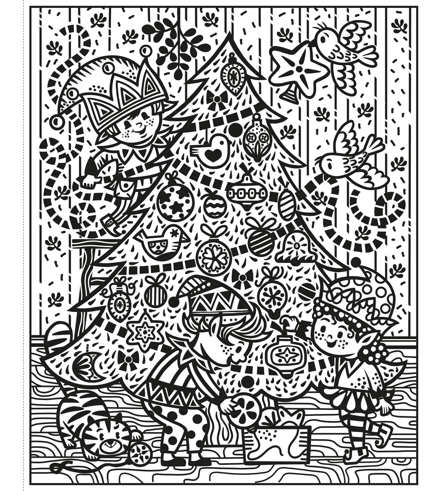 Santa And The Elves Magic Painting Book (Pb)