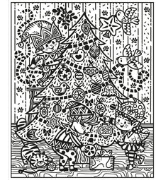 Santa And The Elves Magic Painting Book (Pb)