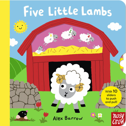 Five Little Lambs (Sliders) (Board)