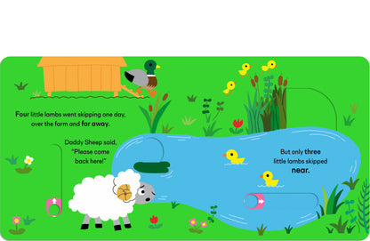 Five Little Lambs (Sliders) (Board)