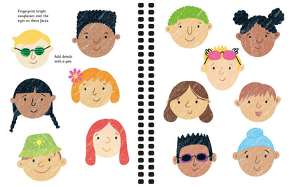 Fingerprint Activities Summertime Hardback Book