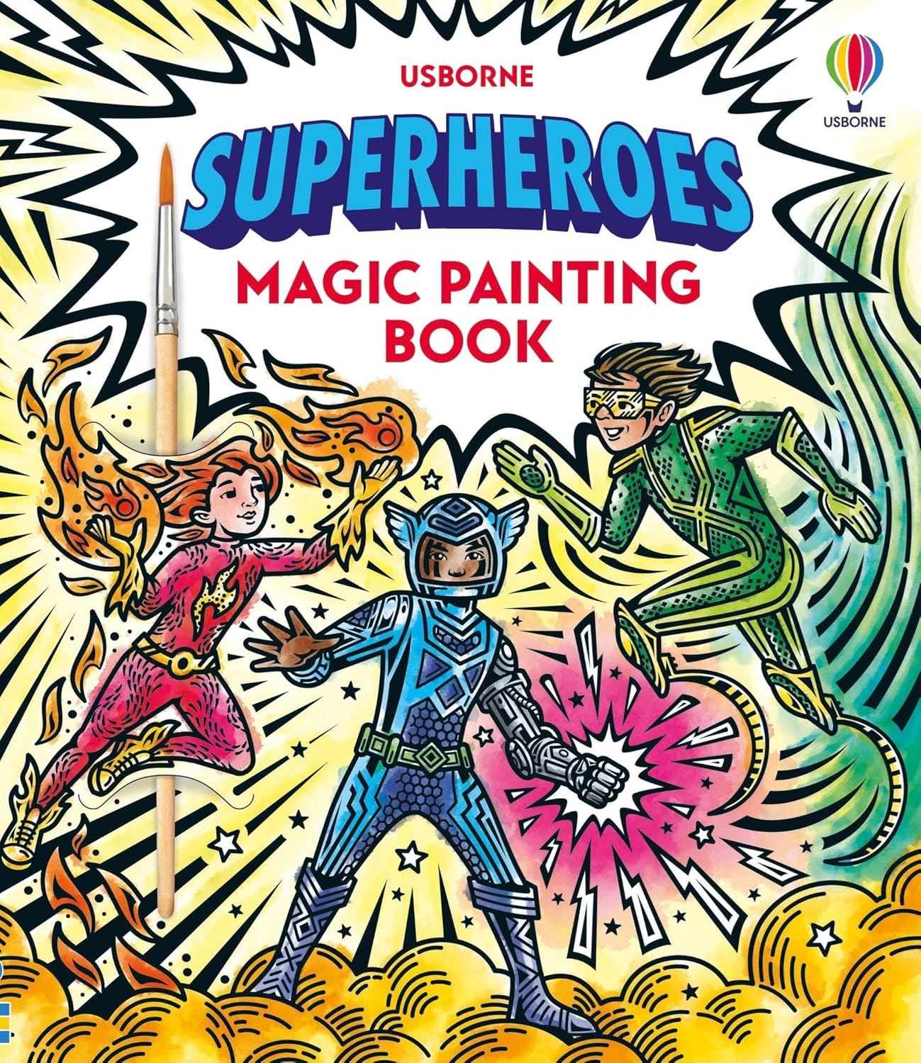 Superheroes Magic Painting Book (Pb)
