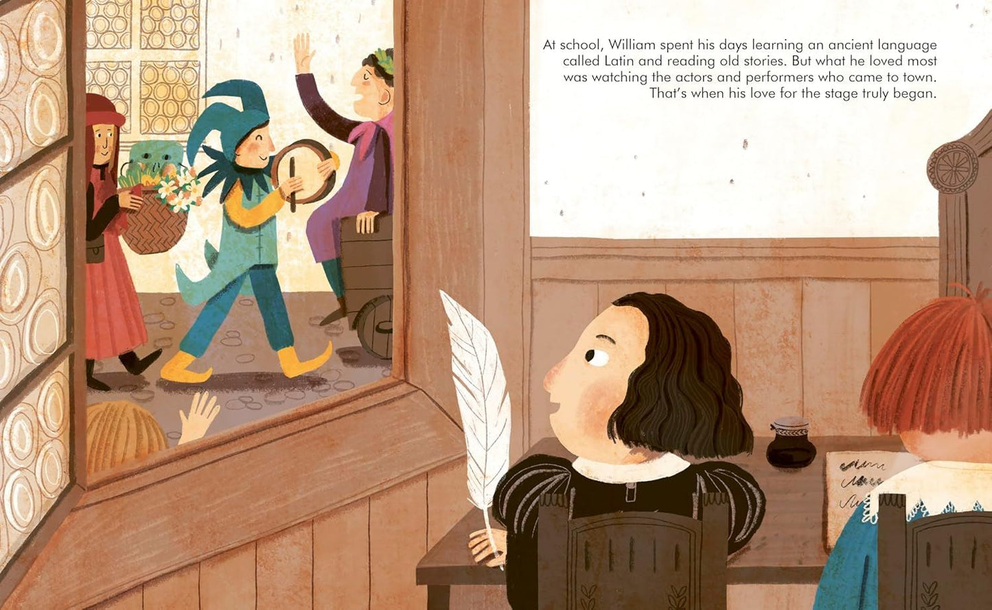 Little People Big Dreams: William Shakespeare Book