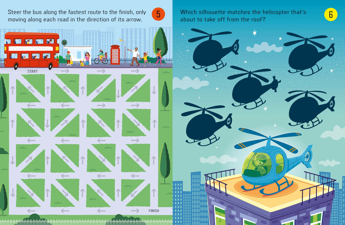 Usborne Minis: Things To Do On A Journey Book