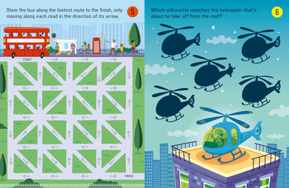Usborne Minis: Things To Do On A Journey Book