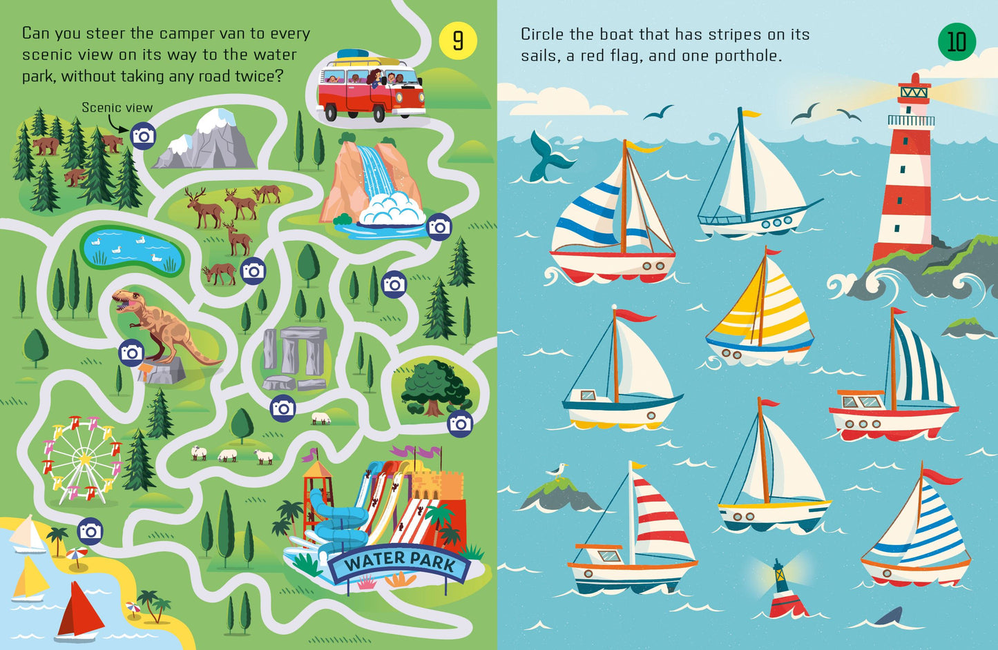 Usborne Minis: Things To Do On A Journey Book