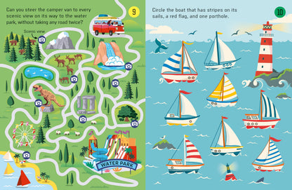 Usborne Minis: Things To Do On A Journey Book