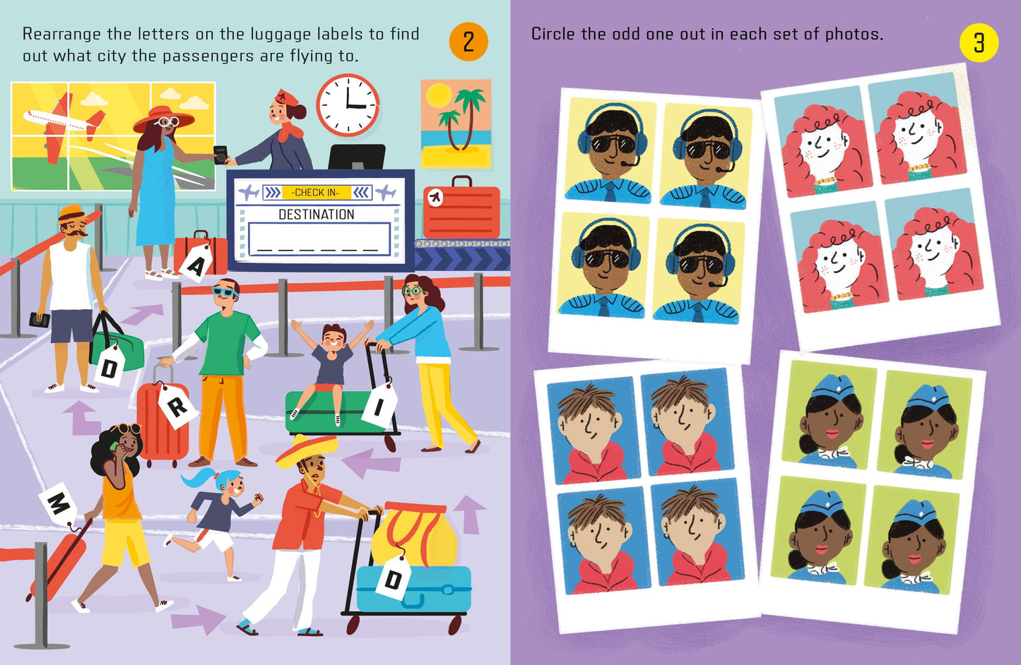 Usborne Minis: Things To Do On A Plane Journey Book