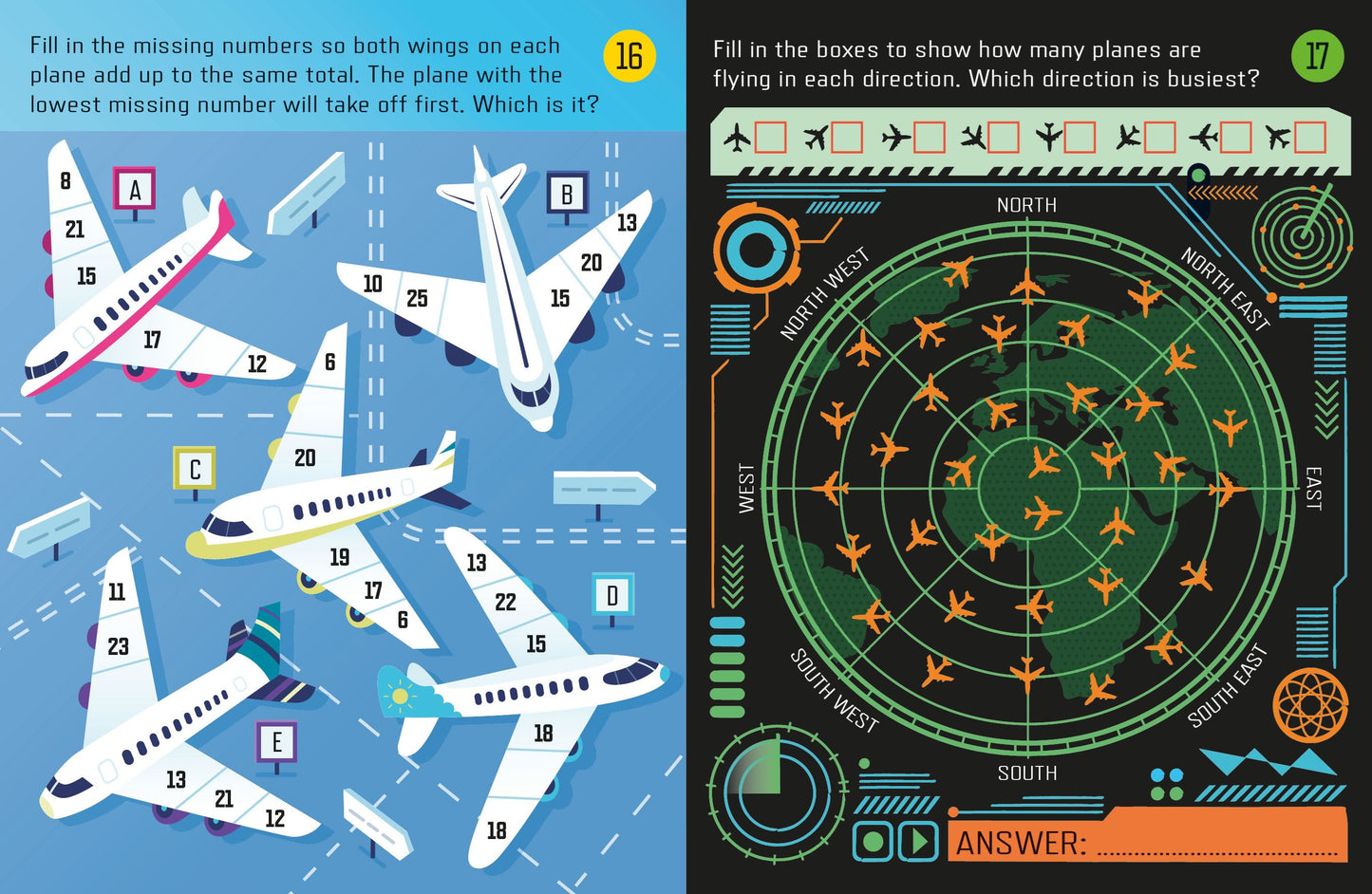 Usborne Minis: Things To Do On A Plane Journey Book