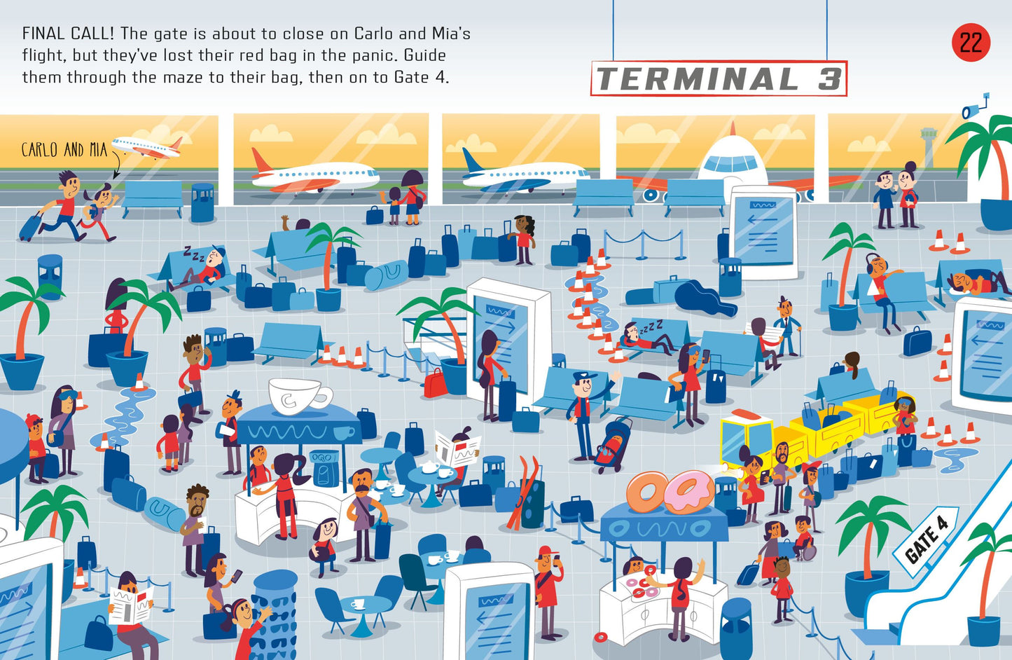 Usborne Minis: Things To Do On A Plane Journey Book