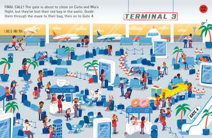 Usborne Minis: Things To Do On A Plane Journey Book