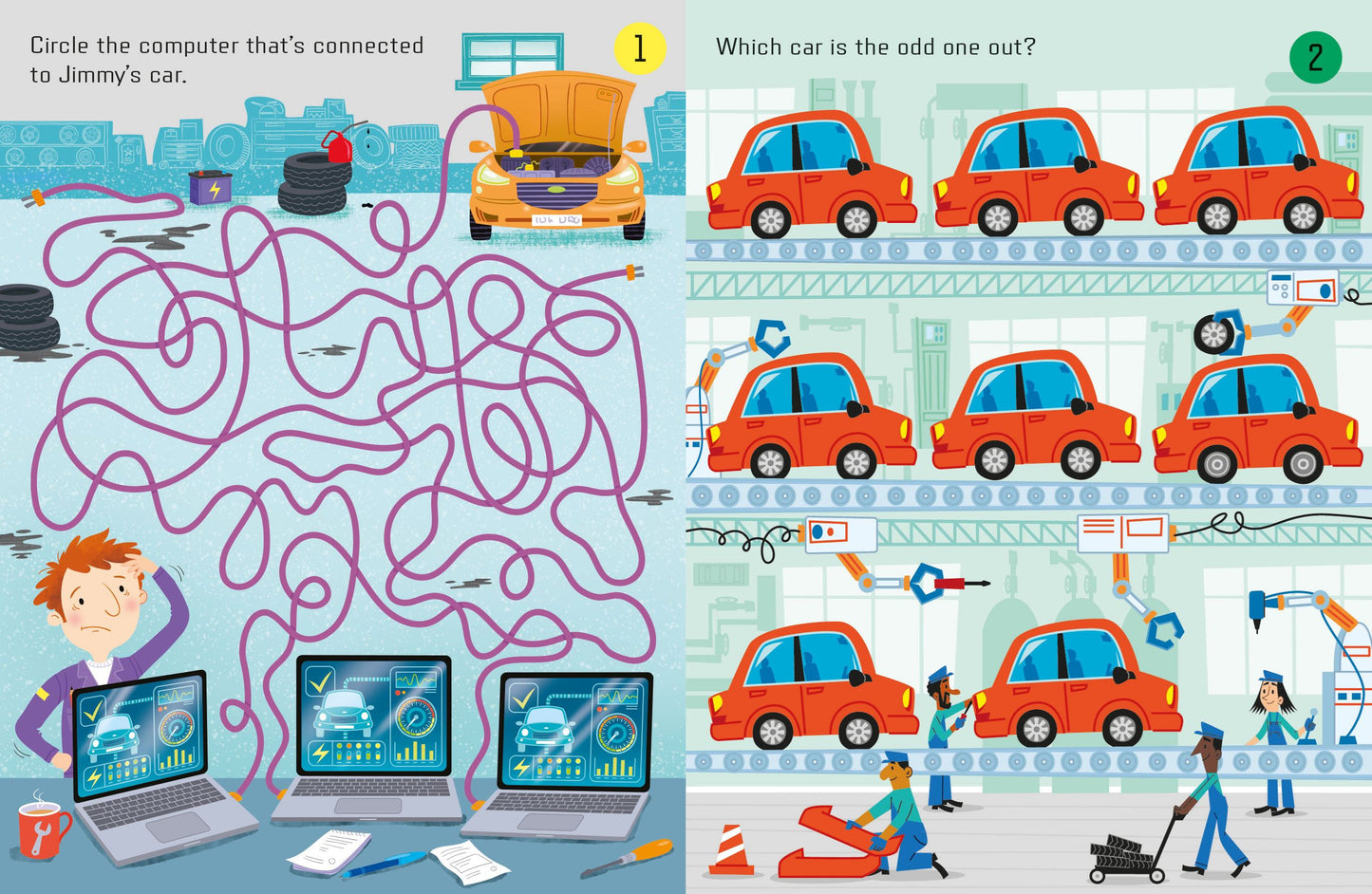 Usborne Minis: Things To Do On A Car Journey Book