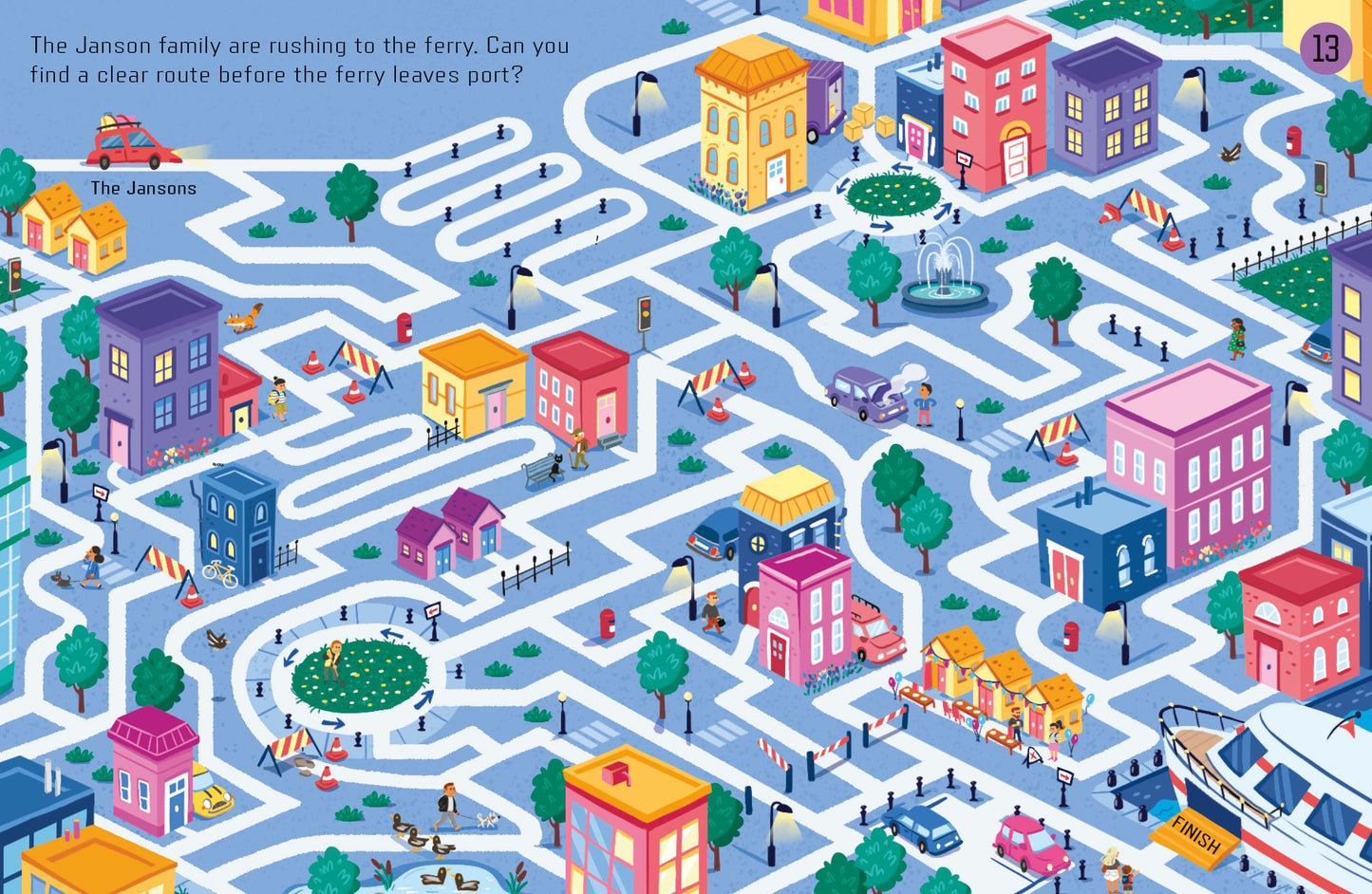 Usborne Minis: Things To Do On A Car Journey Book