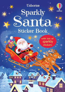 Sparkly Santa Sticker Book (Pb)