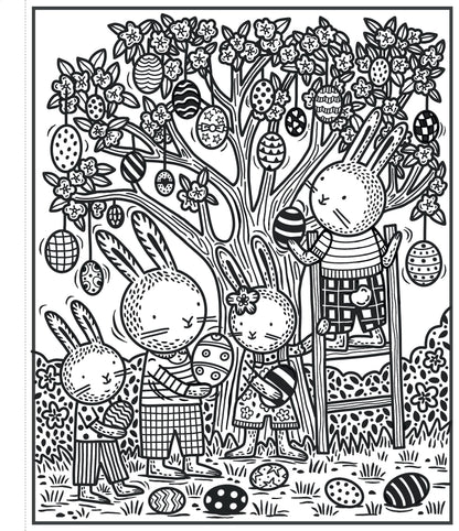 Easter Bunnies Magic Painting Book (Pb)