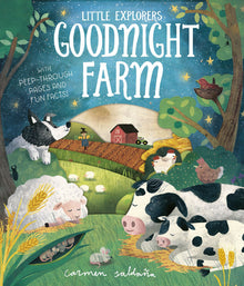 Little Explorers: Goodnight Farm (Peep Through) Board Book