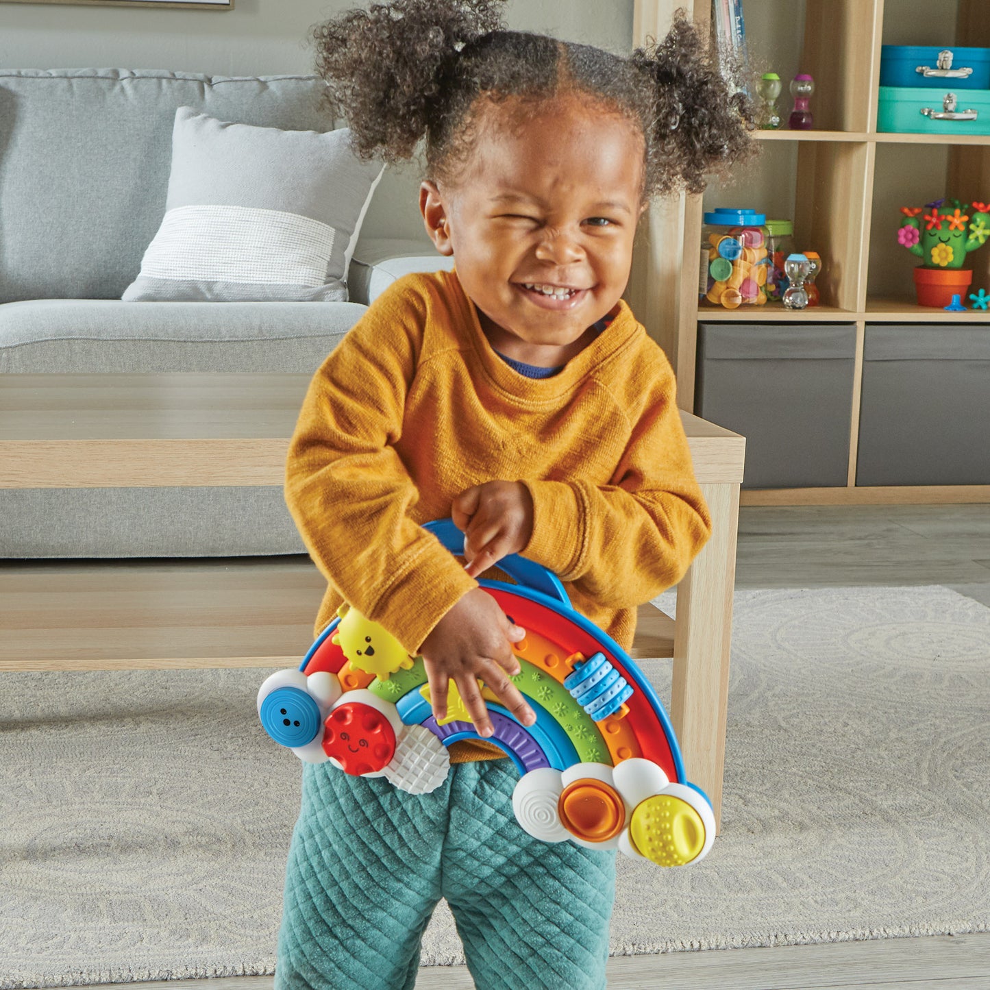 Learning Resources Rainbow Busy Board