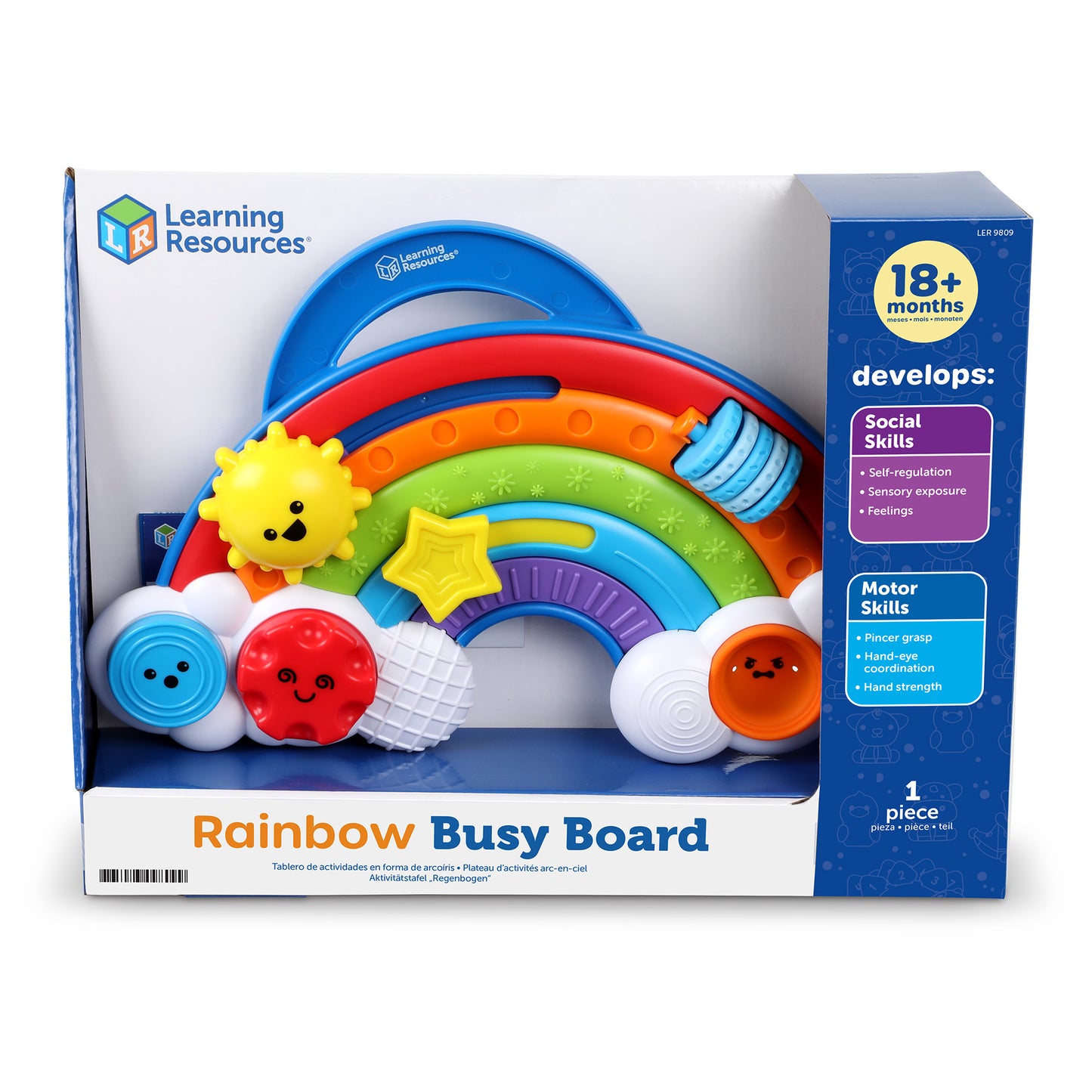 Learning Resources Rainbow Busy Board