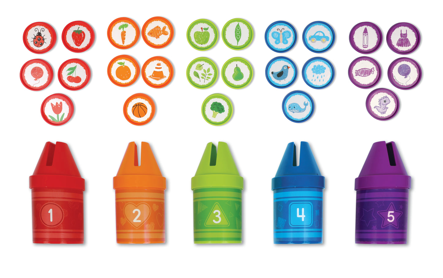 Learning Resources Rainbow Counting Crayons