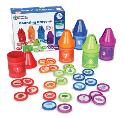 Learning Resources Rainbow Counting Crayons