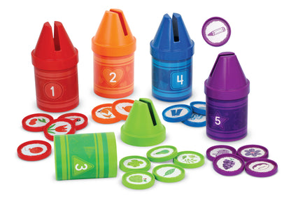 Learning Resources Rainbow Counting Crayons