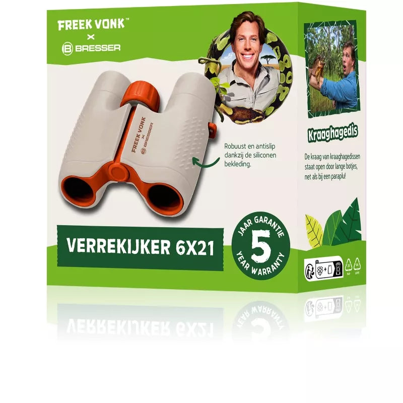 Bresser Freek Vonk kids binocular  6x21 with pouch
