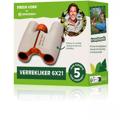 Bresser Freek Vonk kids binocular  6x21 with pouch