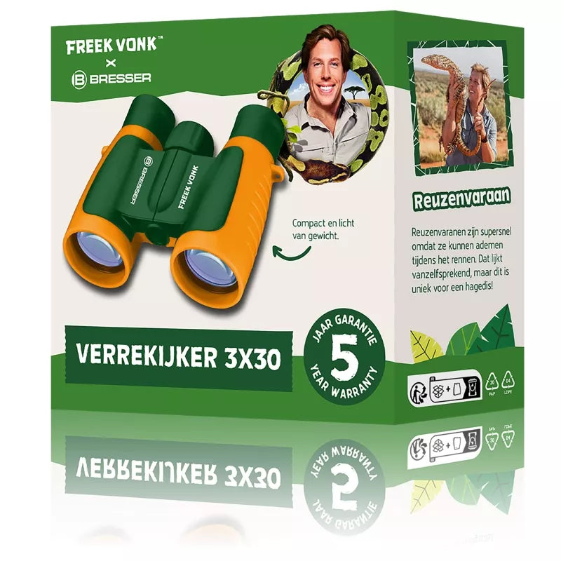 Bresser Freek Vonk 3x30 Children's Binoculars With Pouch