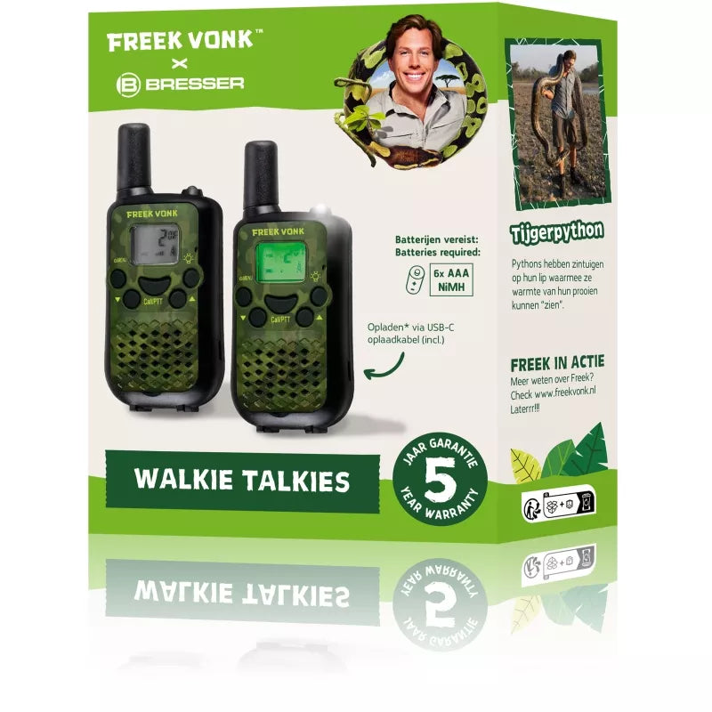 Bresser Freek Vonk Walkie Talkie Rechargeable