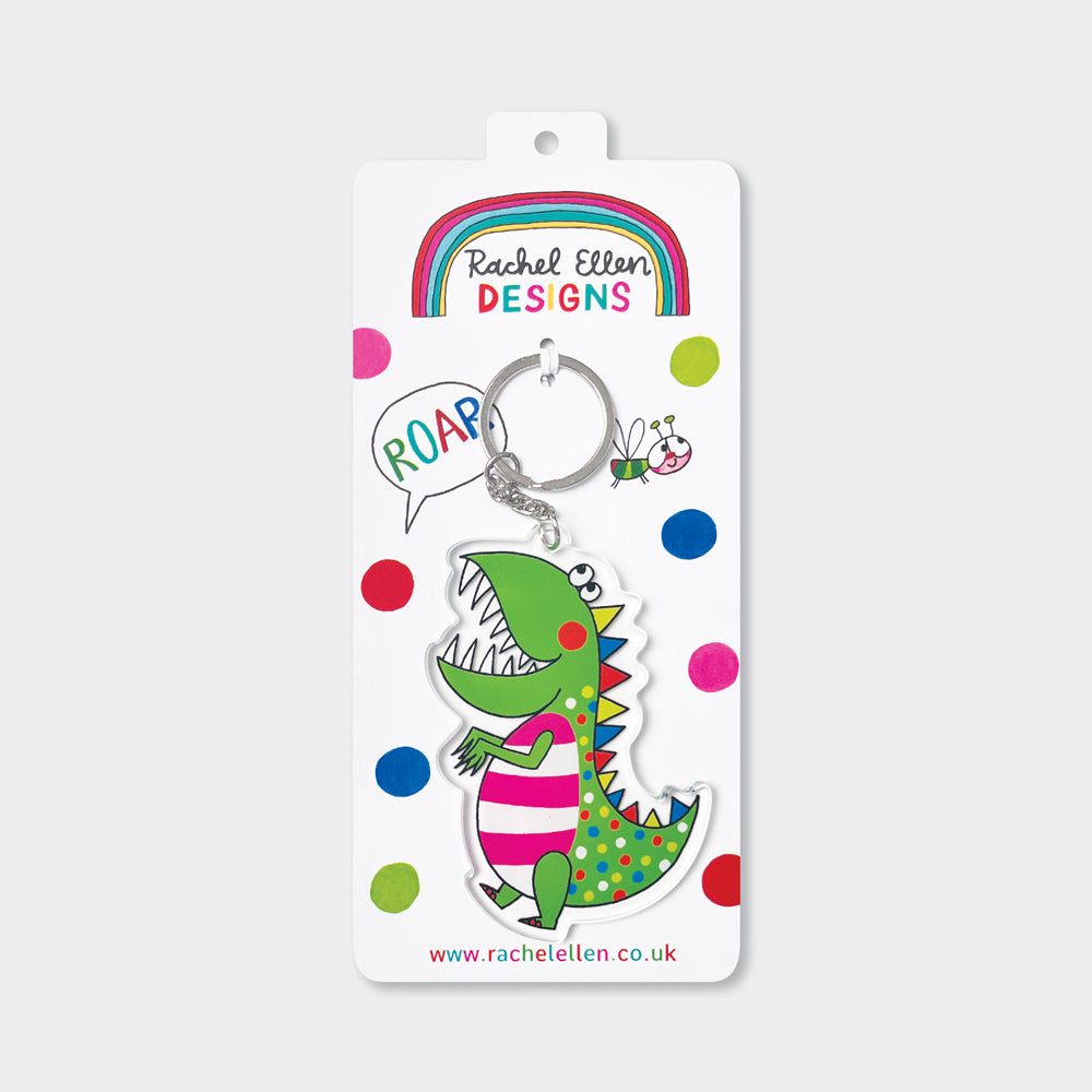 Rachel Ellen Acrylic Keyrings - Dinosaur