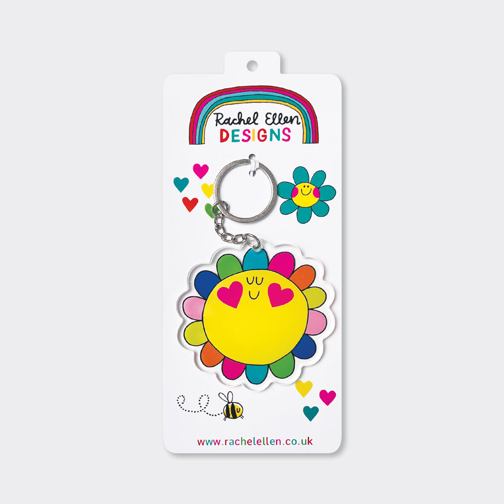 Rachel Ellen Acrylic Keyrings - Flower