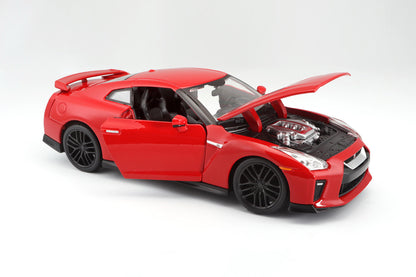 Bburago 1:24 Nissan Gt-R 2017 Red