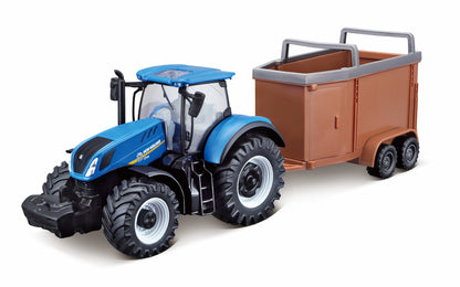 Bburago New Holland T7.315 Hd Tractor With Horsebox