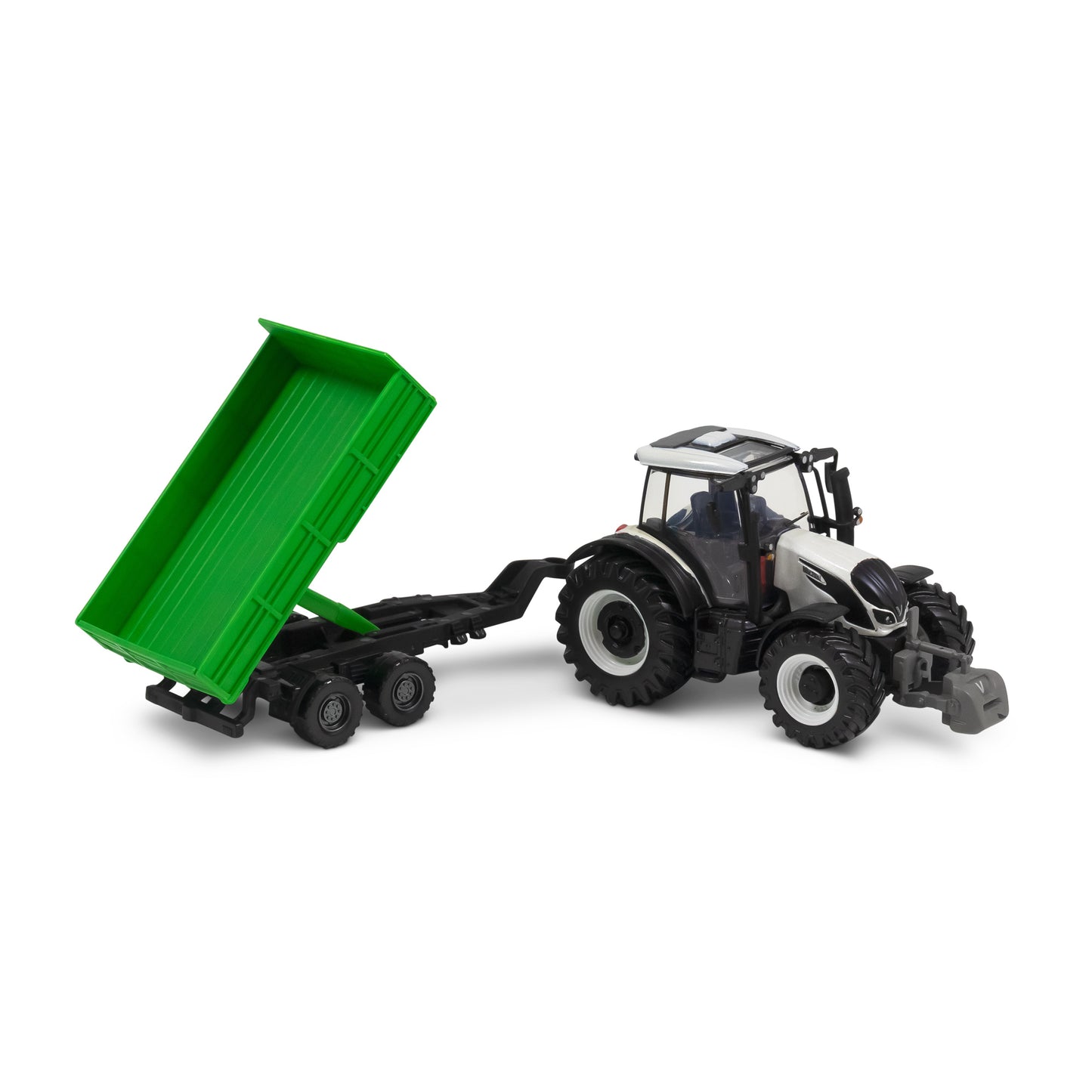 Bburago Valtra Tractor  N174 With Tipping  Trailers