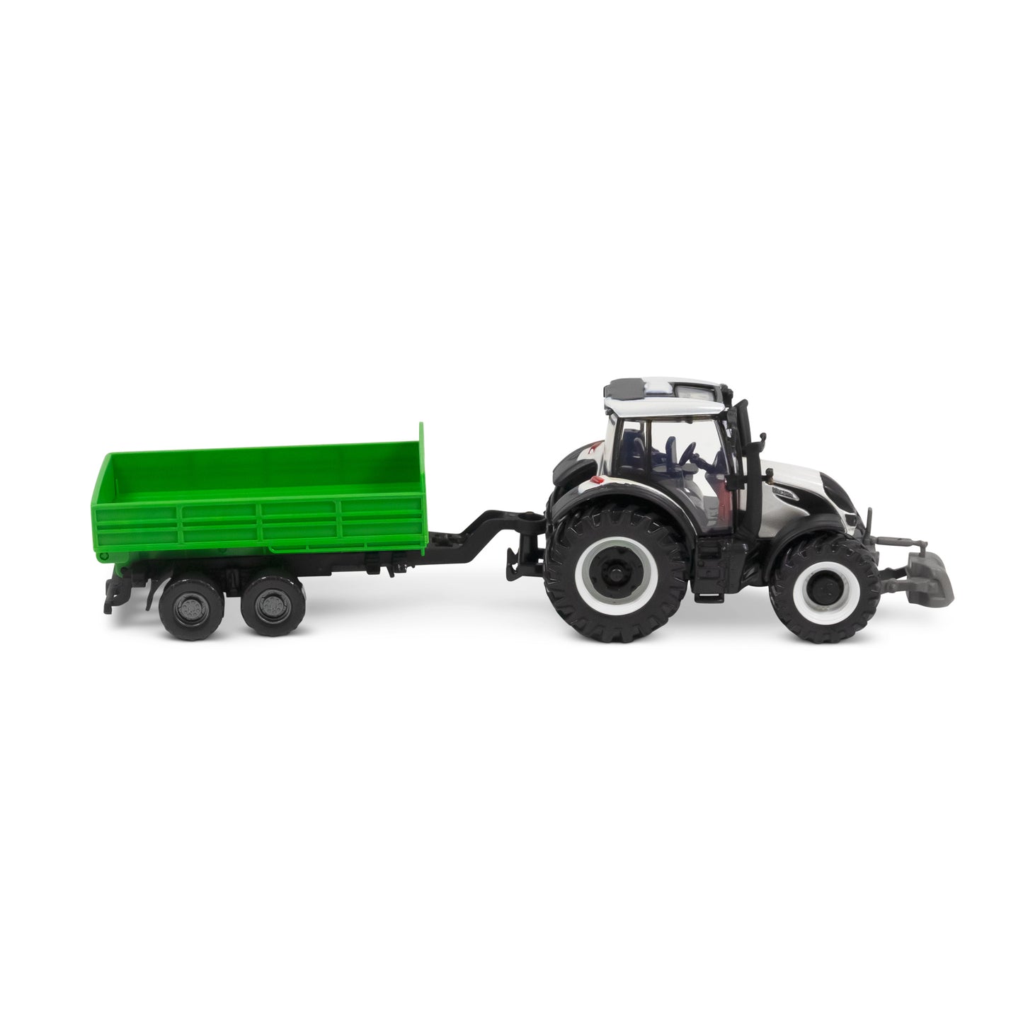 Bburago Valtra Tractor  N174 With Tipping  Trailers