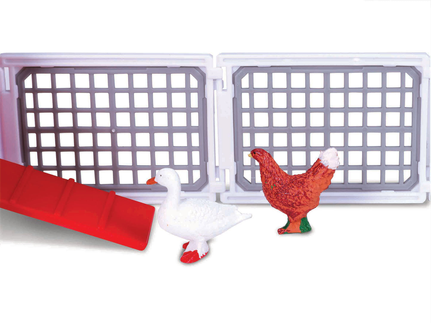 Bburago New Holland Farmland Playset With Chicken Coop