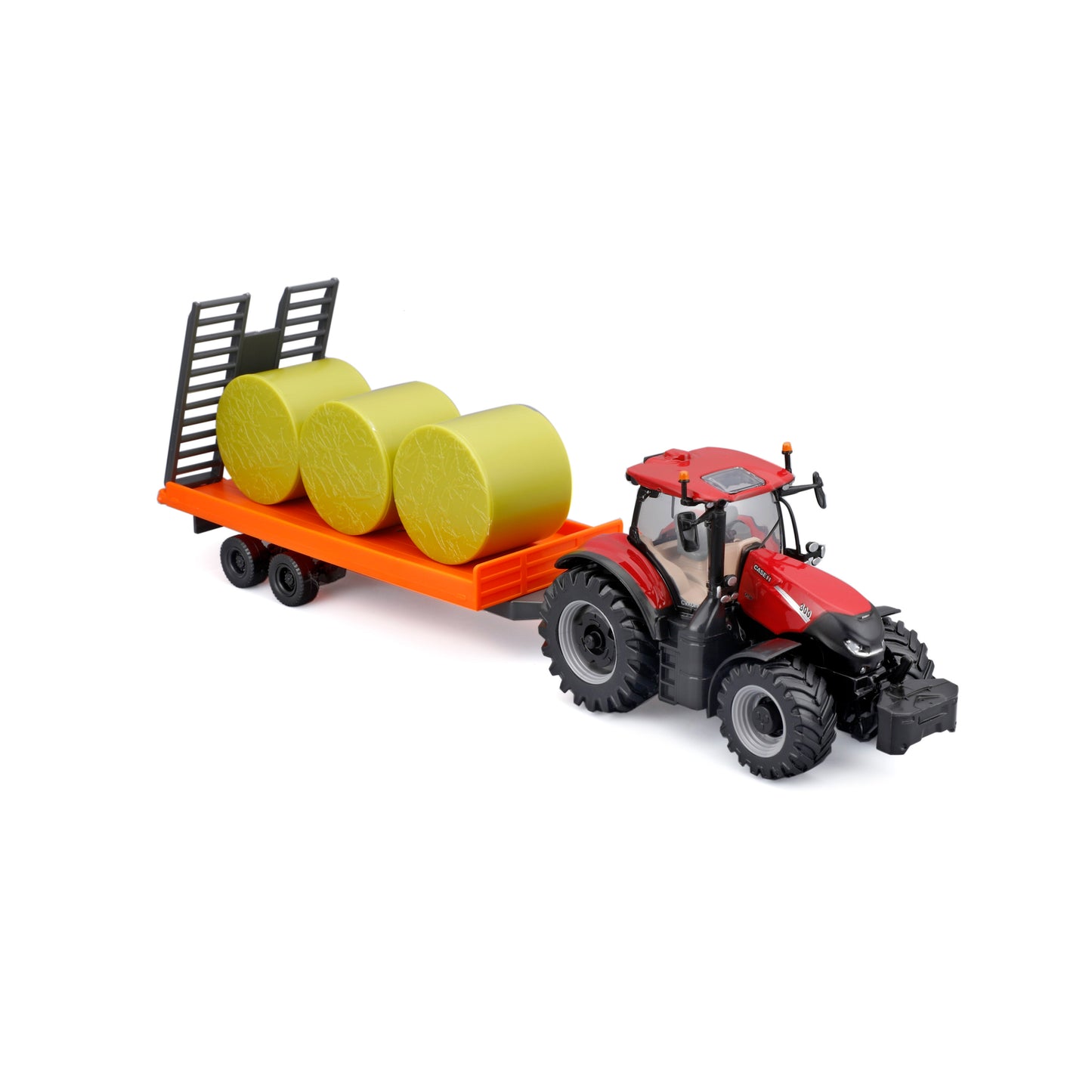 Bburago Case Hi Optum 300 Cvx Drive Tractor With Trailer