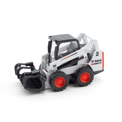 Bburago 10Cm S590 Skid-Steer Loader W/Grapple